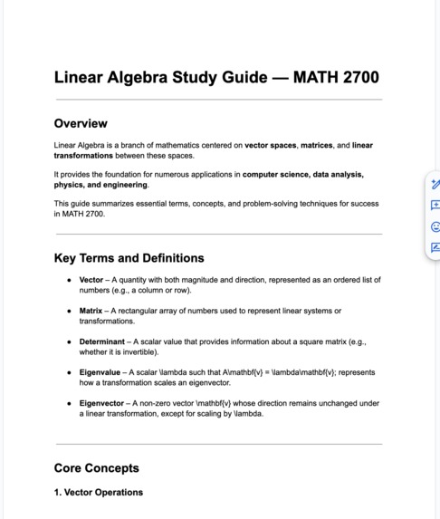 StudySync: MCP Challenge – screenshot 2