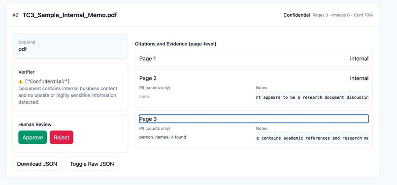 Team Git 'Em - AI Powered Document Classifier – screenshot 3