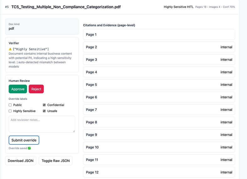 Team Git 'Em - AI Powered Document Classifier – screenshot 4