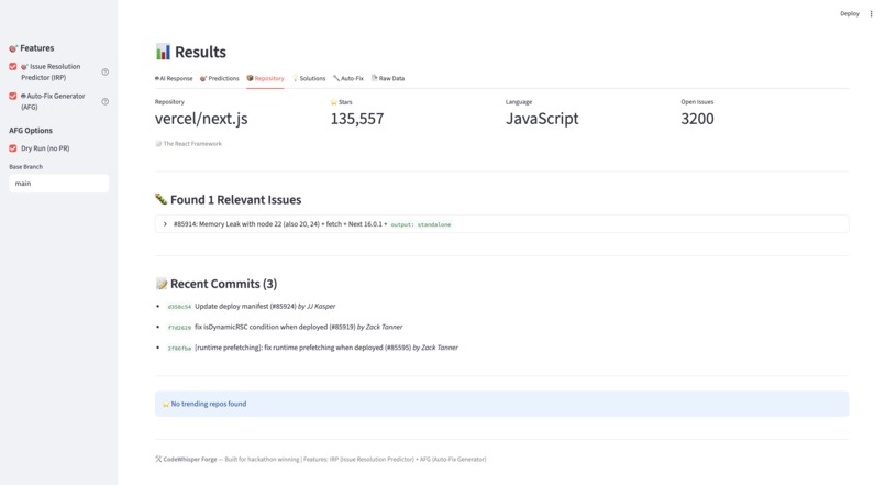  CodeWhisper Forge – screenshot 2