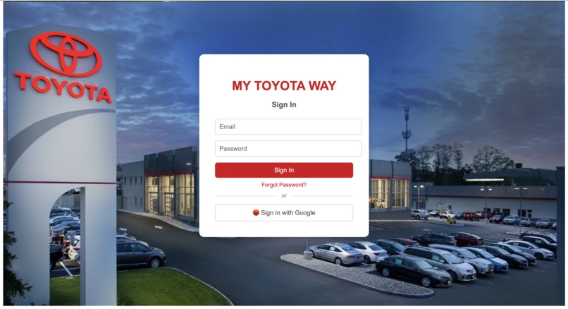 MyToyotaWay  – screenshot 1
