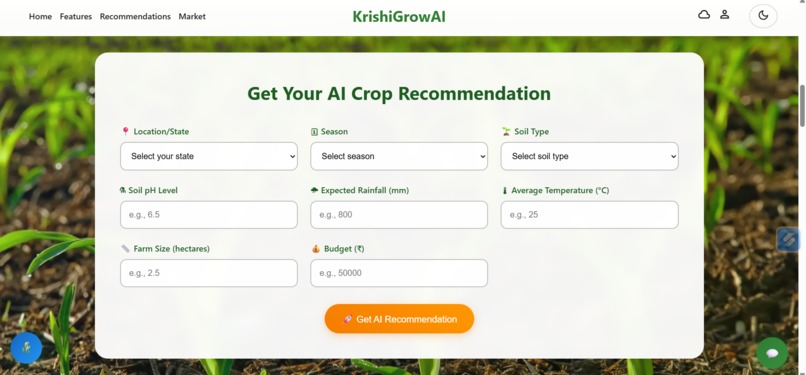 KrishiGrowAI - Smart Farming Solutions – screenshot 2