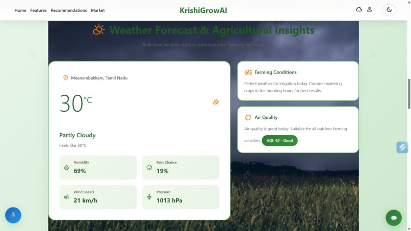 KrishiGrowAI - Smart Farming Solutions – screenshot 3