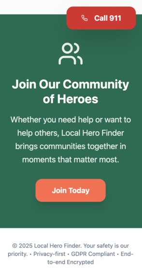 JDWT - Innovare - LocalHeroFinder – screenshot 3