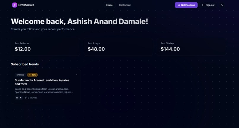 PreMarket – screenshot 5