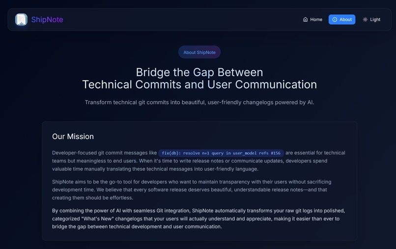 GitShipNote – screenshot 7