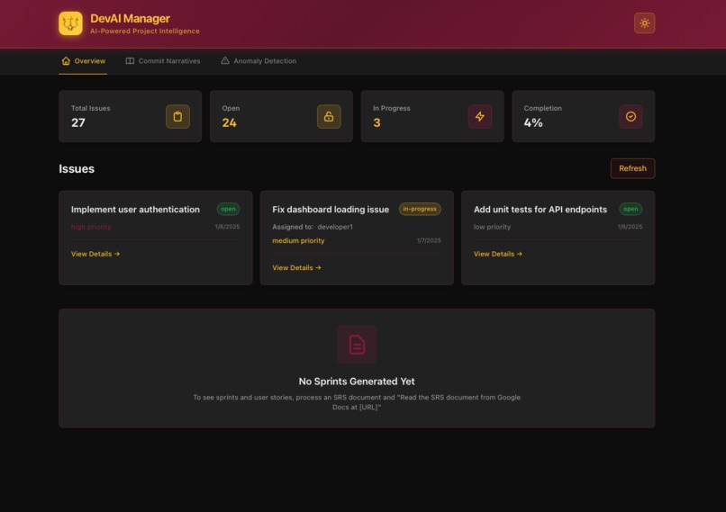 DevPilot – screenshot 1