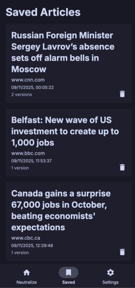 Article Neutralizer – screenshot 2