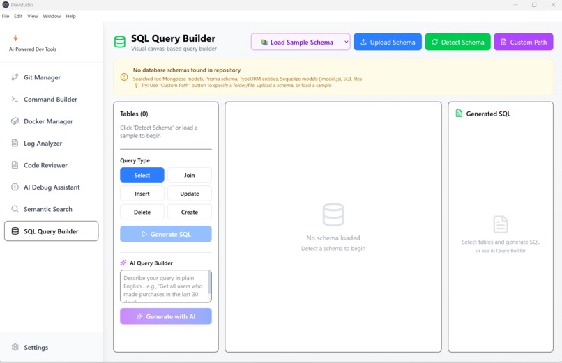 Dev Studio – screenshot 1