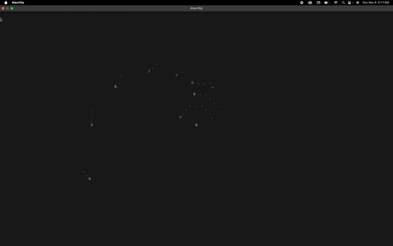 AsciiOrbit – screenshot 1