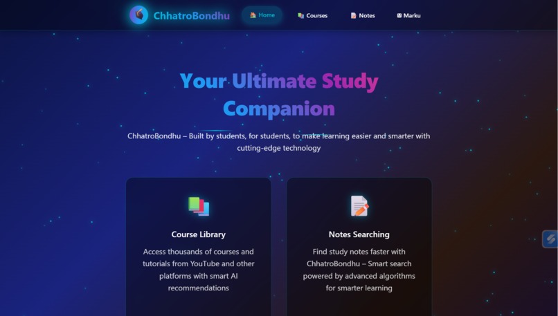 ChhatroBondhu - Your Ultimate Study Companion – screenshot 1