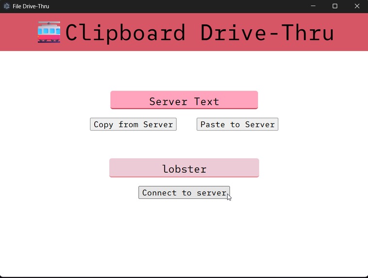 Clipboard Drive-Thru – screenshot 1