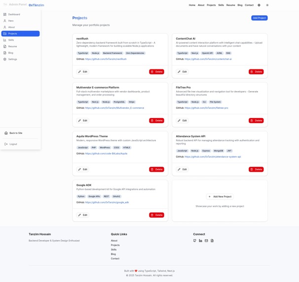 DynamicFolio CMS – screenshot 6
