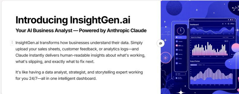 InsightGen.ai – screenshot 2