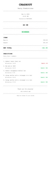 Crashout: Truly bet on anything – screenshot 2