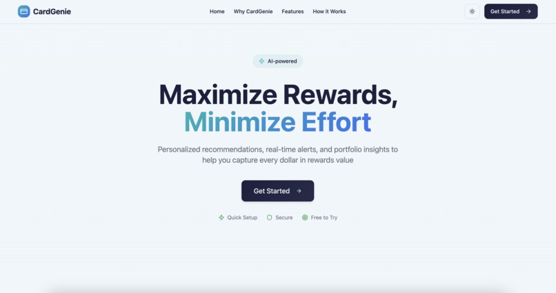 CardGenie – screenshot 1