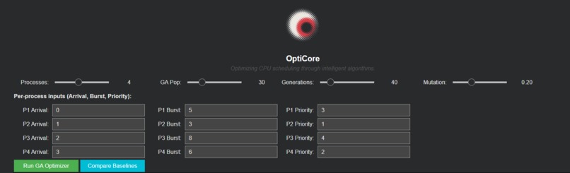 OptiCore – screenshot 2