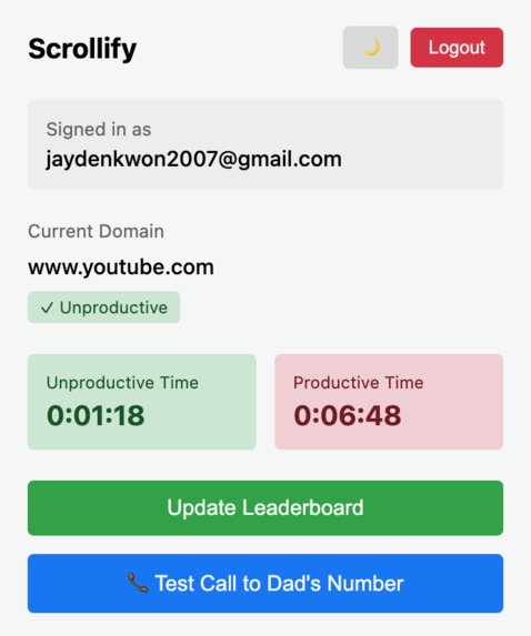 Scrollify – screenshot 2