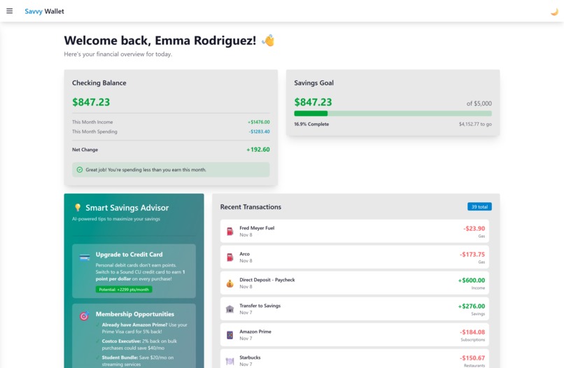 SavvyWallet 2.0 – screenshot 3