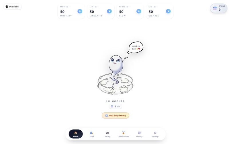 Spermagotchi – screenshot 2