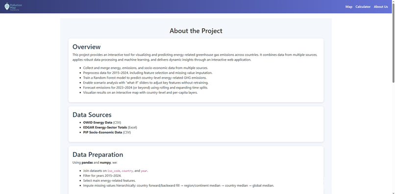 Pollution Map "Powered by Tea" – screenshot 4