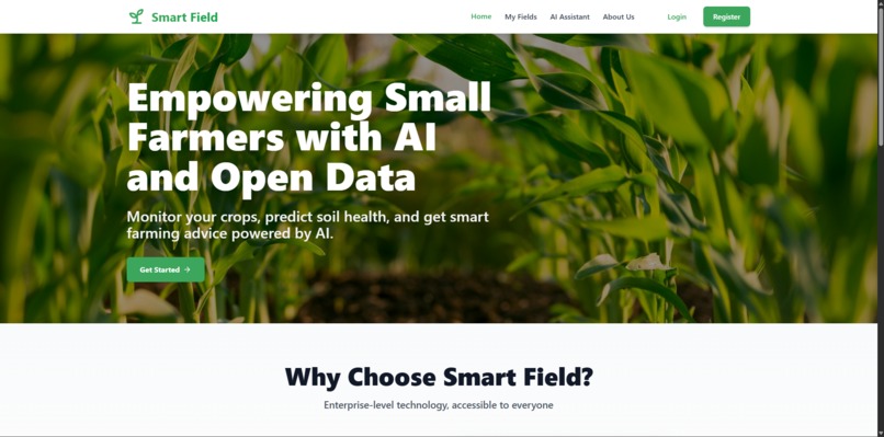 Smart Field WINNER 1st PLACE – screenshot 1