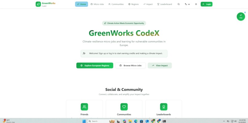 GreenWorks  – screenshot 1