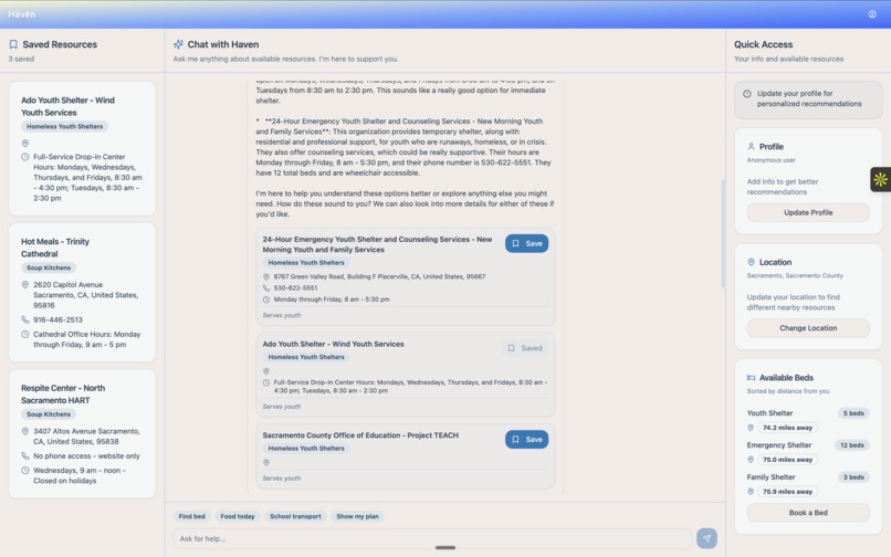 haven – screenshot 2