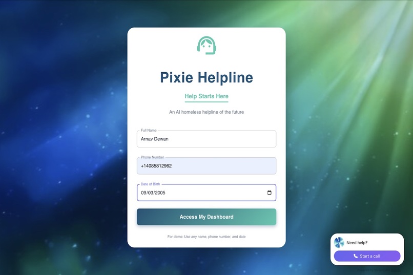 PIXIE helpline - Help starts here – screenshot 1