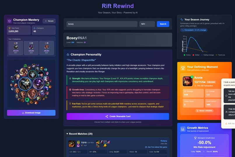 Rift Recap – screenshot 1
