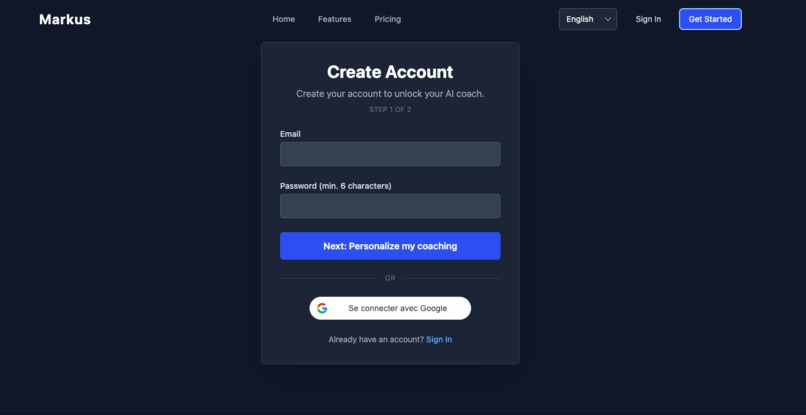 Markus - AI Fitness Coach – screenshot 5