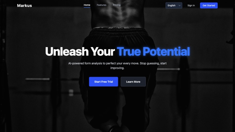Markus - AI Fitness Coach – screenshot 1