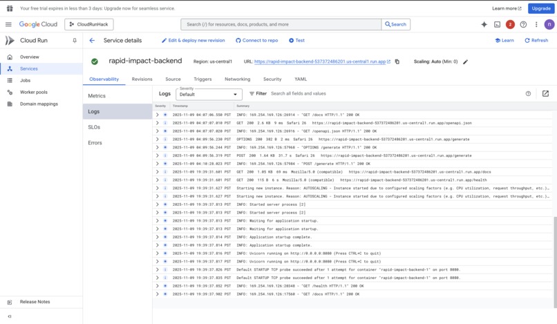 Rapid Impact Partner Assistant – screenshot 4
