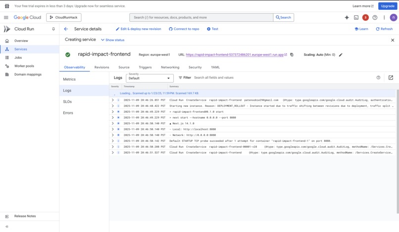 Rapid Impact Partner Assistant – screenshot 5