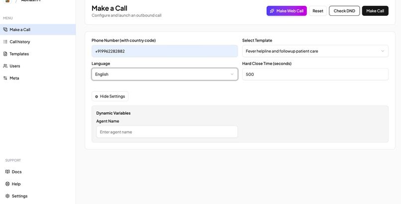 Fever helpline  – screenshot 1