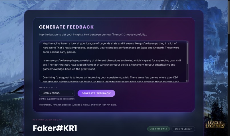 League of Legends Recap Assistant – screenshot 2