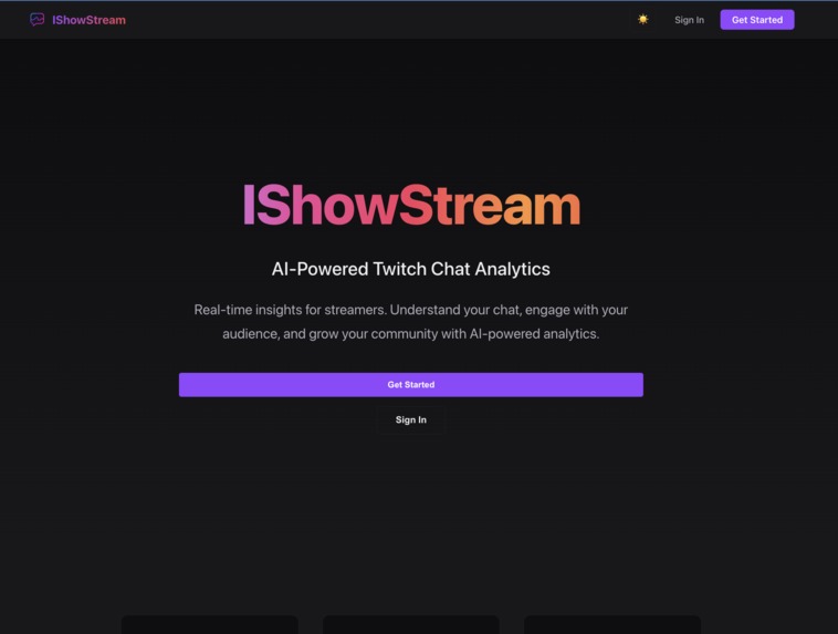IShowStream – screenshot 1