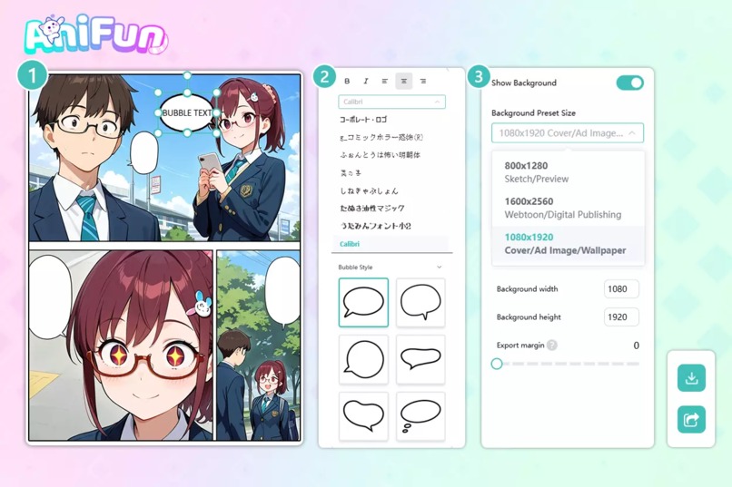 Anifun AI- #1 AI Manga&Anime Creation Platform – screenshot 3