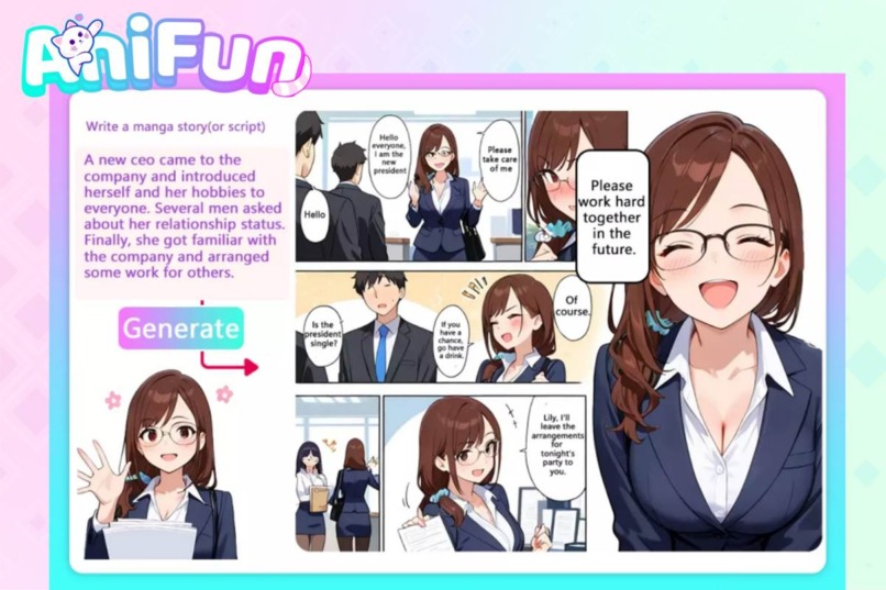 Anifun AI- #1 AI Manga&Anime Creation Platform – screenshot 4