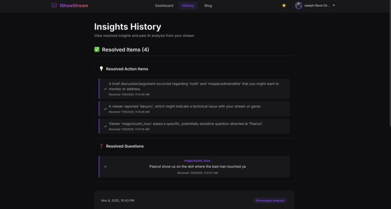 IShowStream – screenshot 3