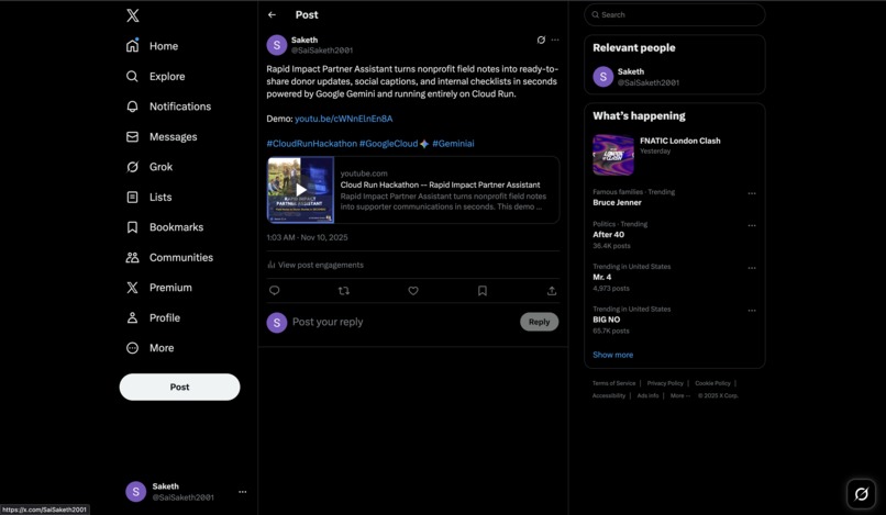 Rapid Impact Partner Assistant – screenshot 6