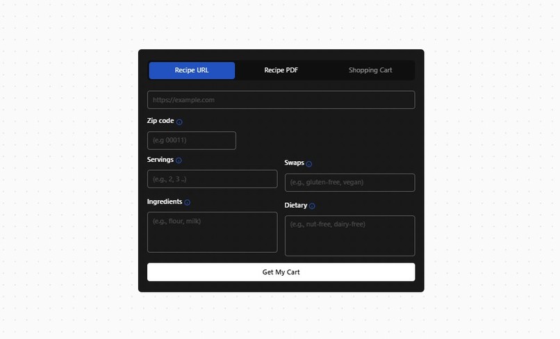 Items to cart – screenshot 1