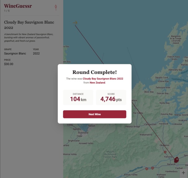 WineGuessr – screenshot 2