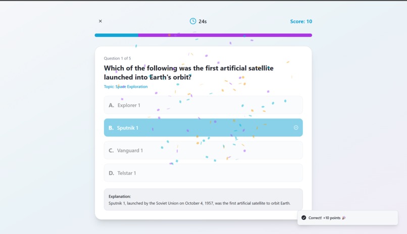 QuizMaster AI – screenshot 1