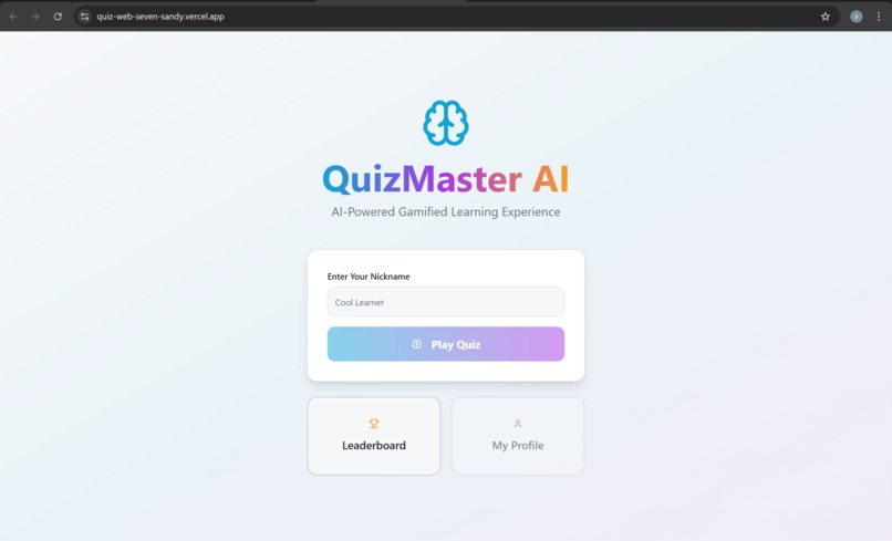 QuizMaster AI – screenshot 2