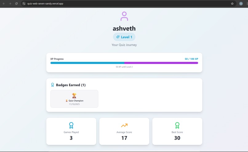 QuizMaster AI – screenshot 4