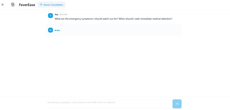 FeverEase - Connecting patients to care through AI  – screenshot 3