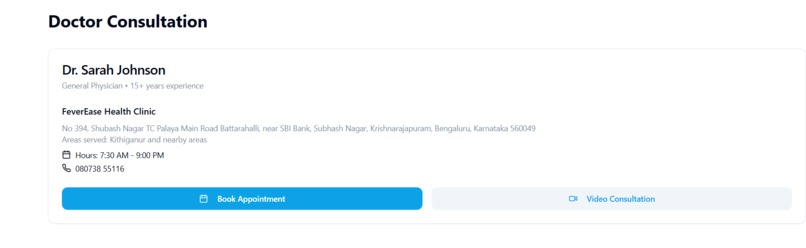 FeverEase - Connecting patients to care through AI  – screenshot 4