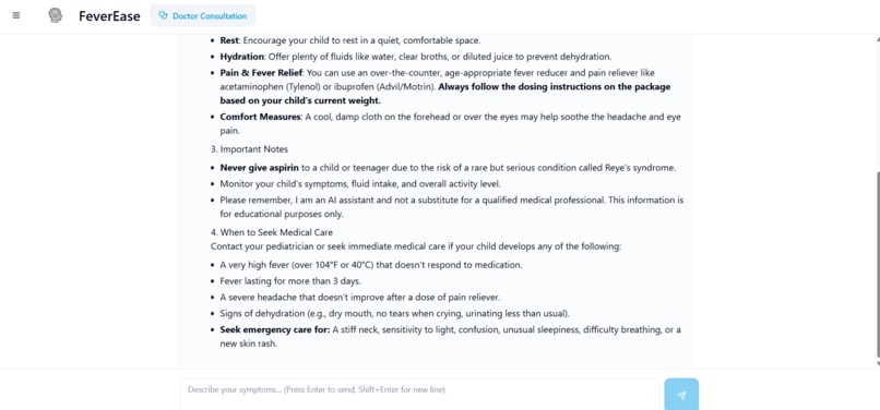 FeverEase - Connecting patients to care through AI  – screenshot 8
