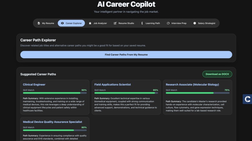 AI Career Copilot  – screenshot 11